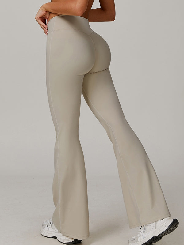 ZASUWA Female Sexy V-shape Waist Flare Backless Short Tracksuit