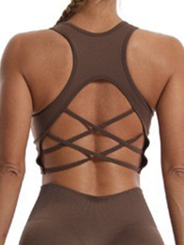 ZASUWA Female Cross Back Sports Bras