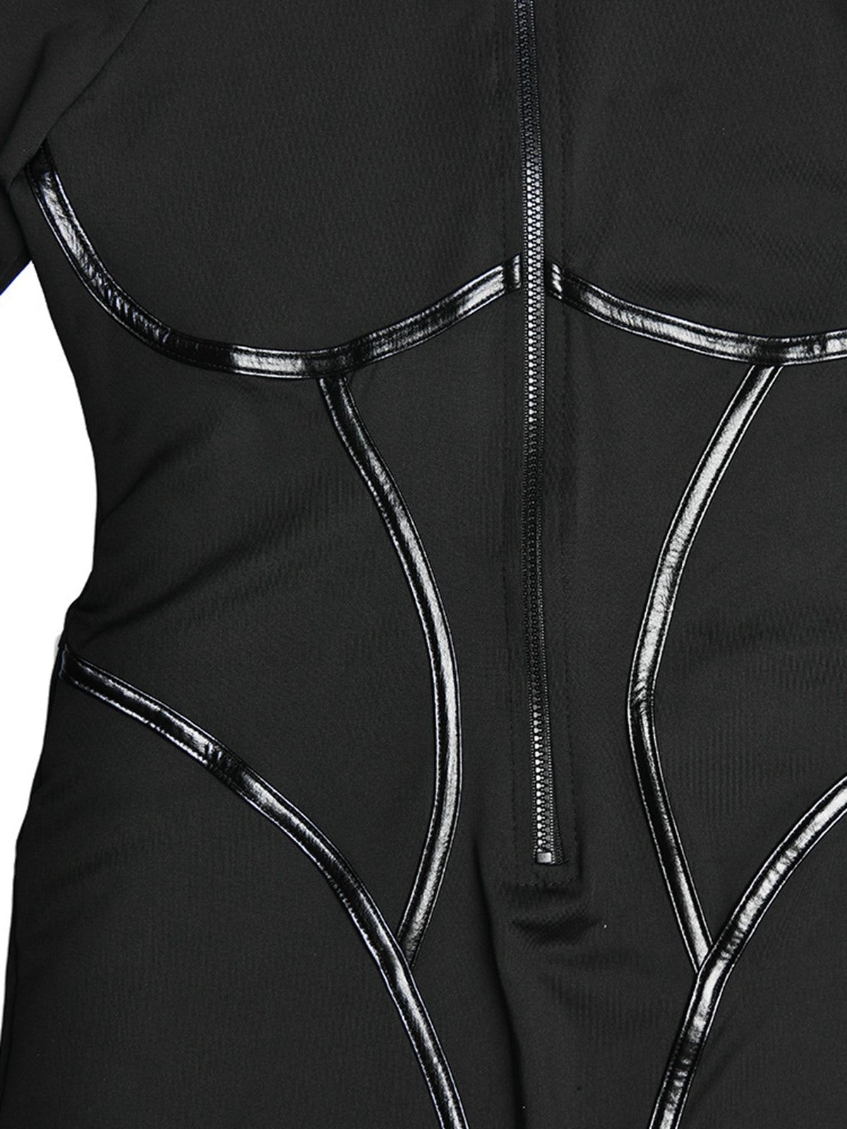 ZASUWA Female Trendy Zipper Peach Booty Romper
