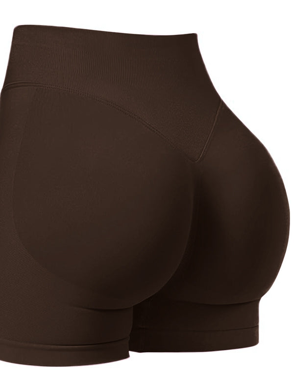 ZASUWA Female Scrunch Bum Spandex Gym Booty Shorts