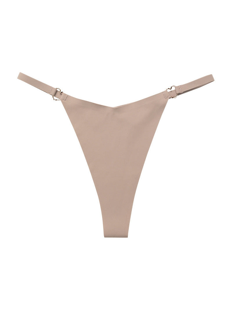 ZASUWA Female Heart Shape Seamless T-back Multicolor Panties