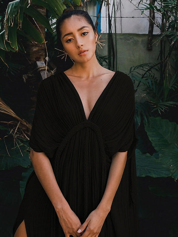 ZASUWA Female Sexy Backless Without Bikini Set Cover-up Dress