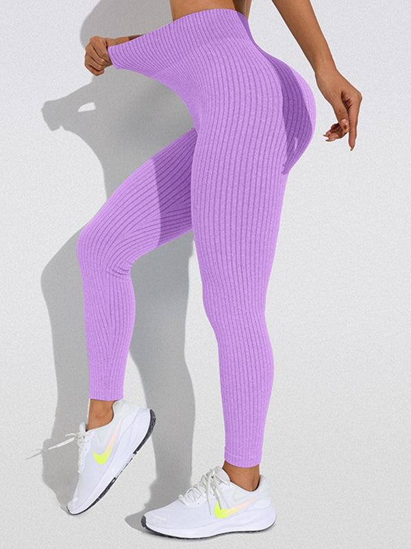 ZASUWA Female Ribbed High-rise Leggings