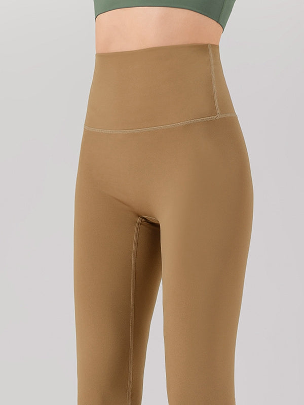 ZASUWA Female Fleece High-rise Elastic Tight Leggings