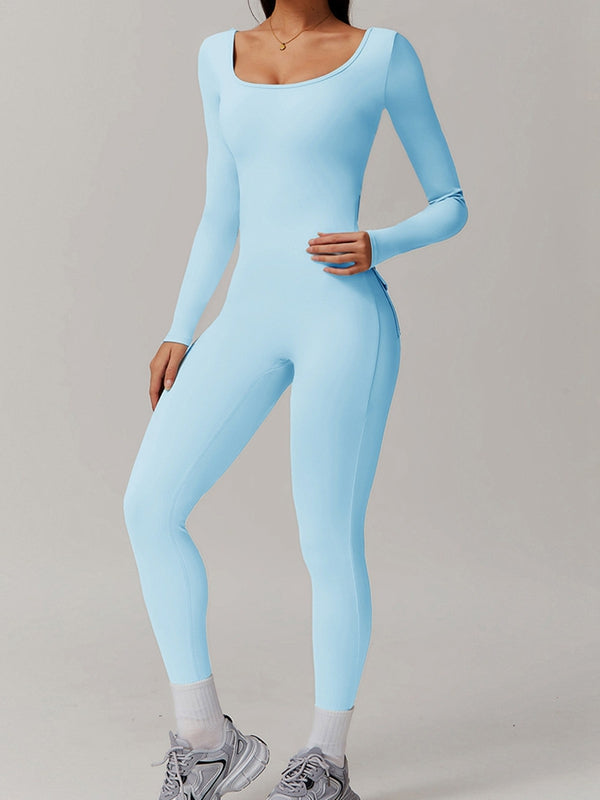 ZASUWA Female Sexy Cutout Pocket Booty Cargo Jumpsuit