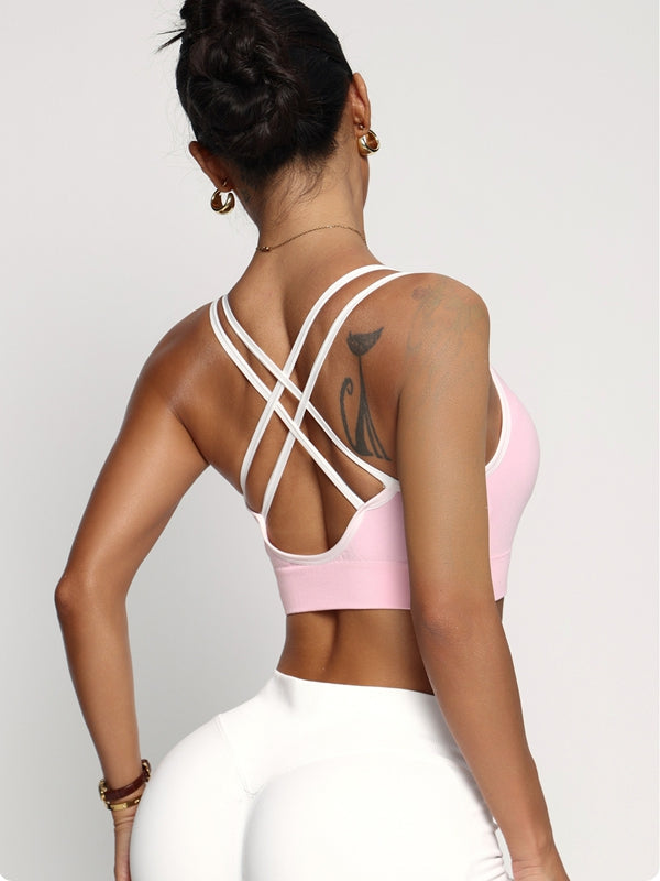 ZASUWA Female Sexy Cross Back Sports Bras