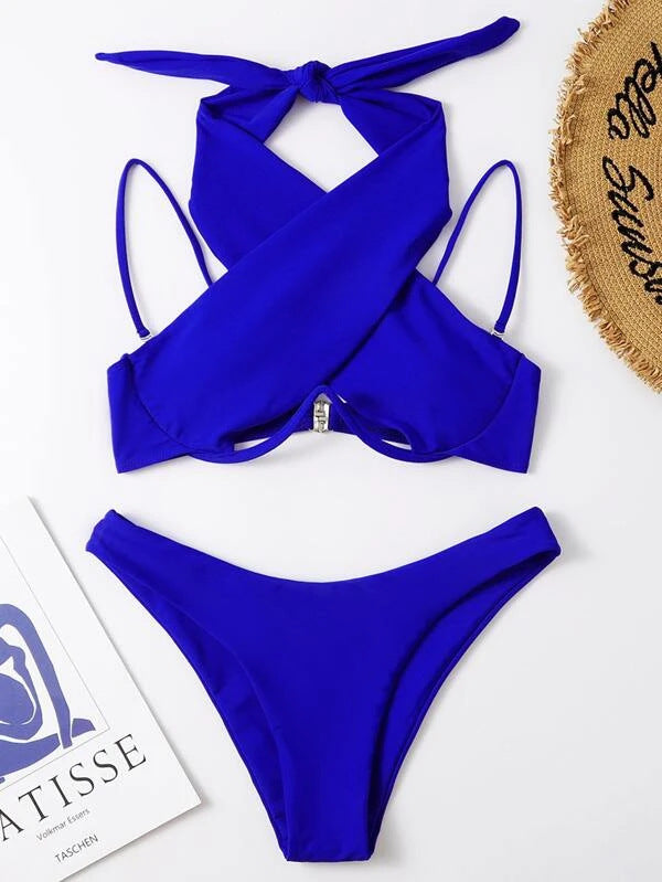 ZASUWA Female Cross Beach Bikini Set