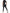 ZASUWA Female Denim Deep V Back Scrunch Bum Short Tracksuit