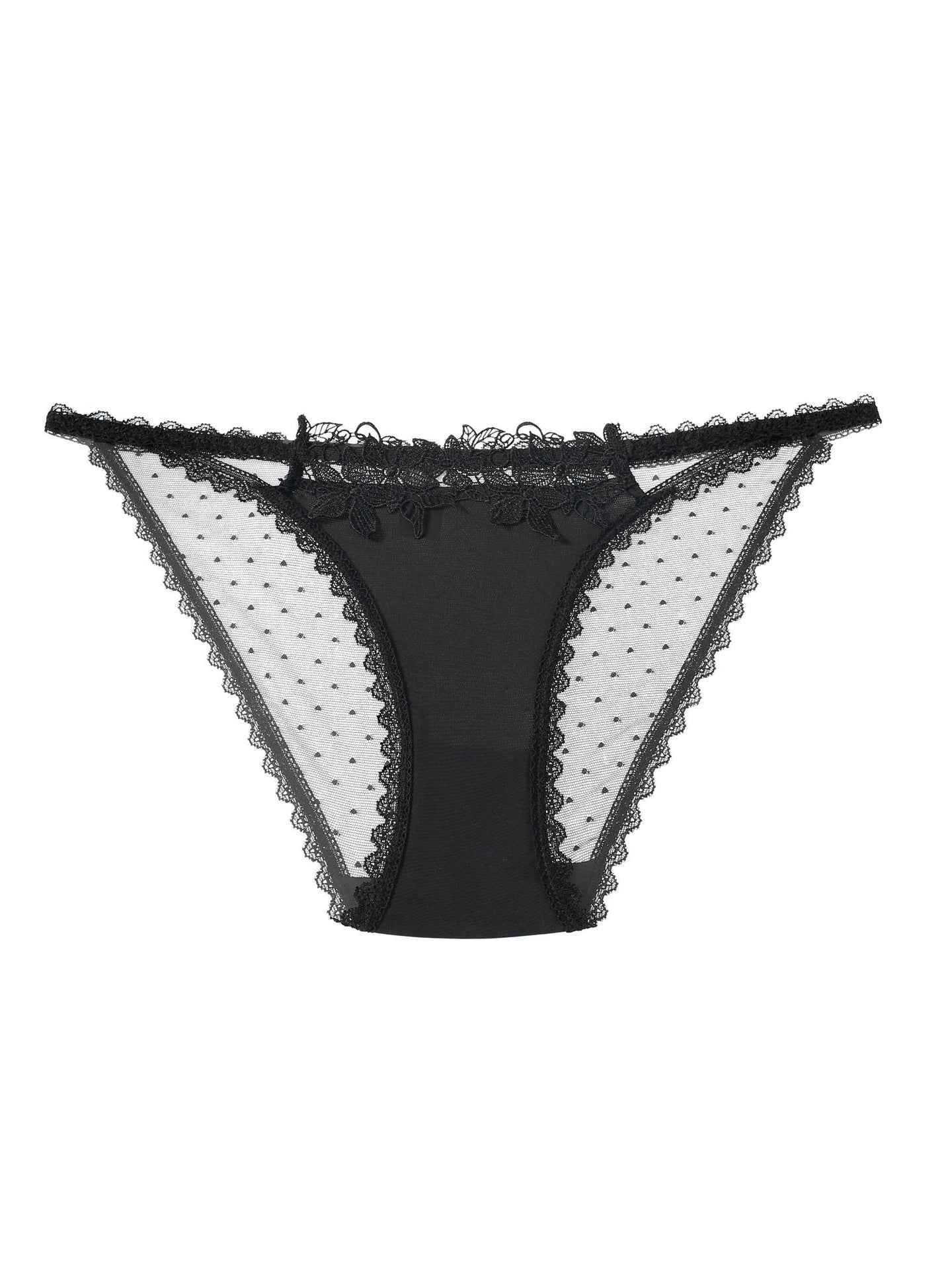 ZASUWA  Female Hollow Out Mesh Dots Panties