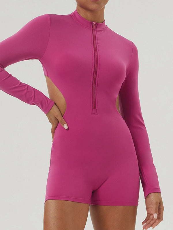 ZASUWA Female Zipper Cutout Romper