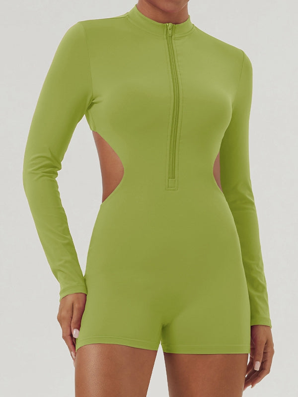 ZASUWA Female Zipper Cutout Romper
