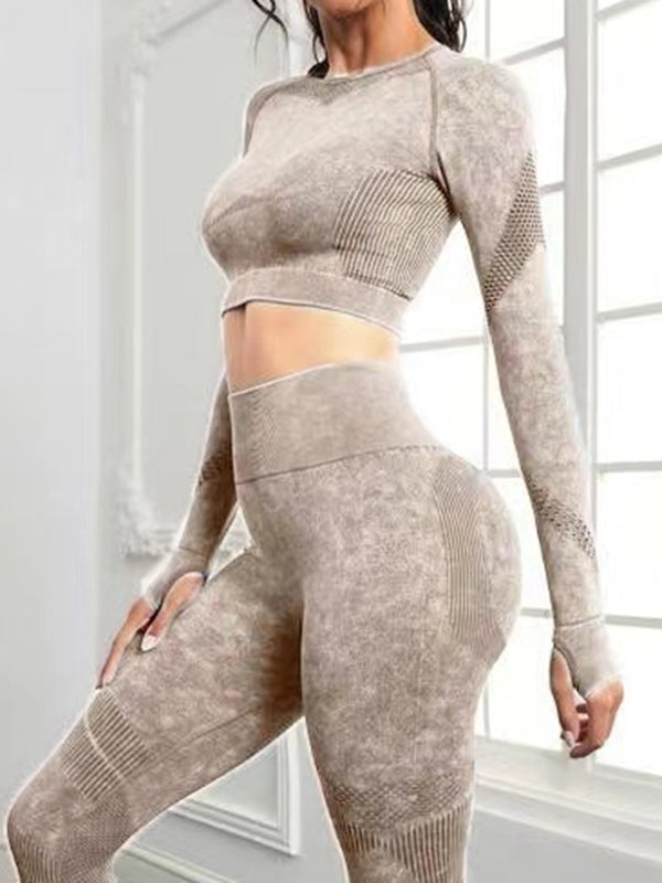 ZASUWA Female Denim Scrunch Bum Thumbhole Tracksuit
