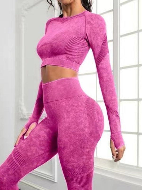 ZASUWA Female Denim Scrunch Bum Thumbhole Tracksuit