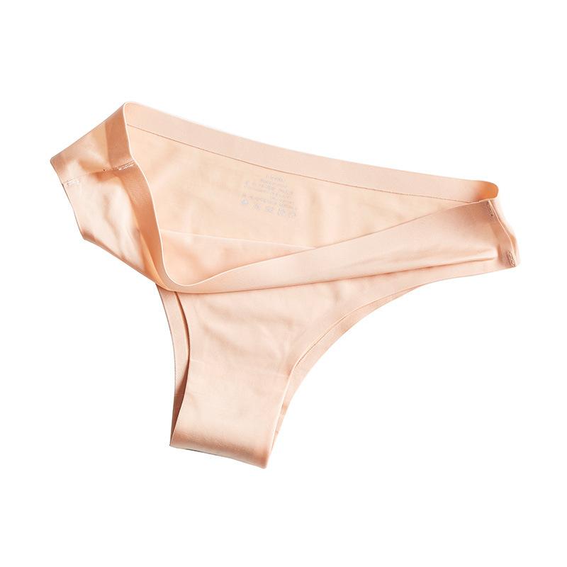 ZASUWA Female Solid Color Silk Short Thong