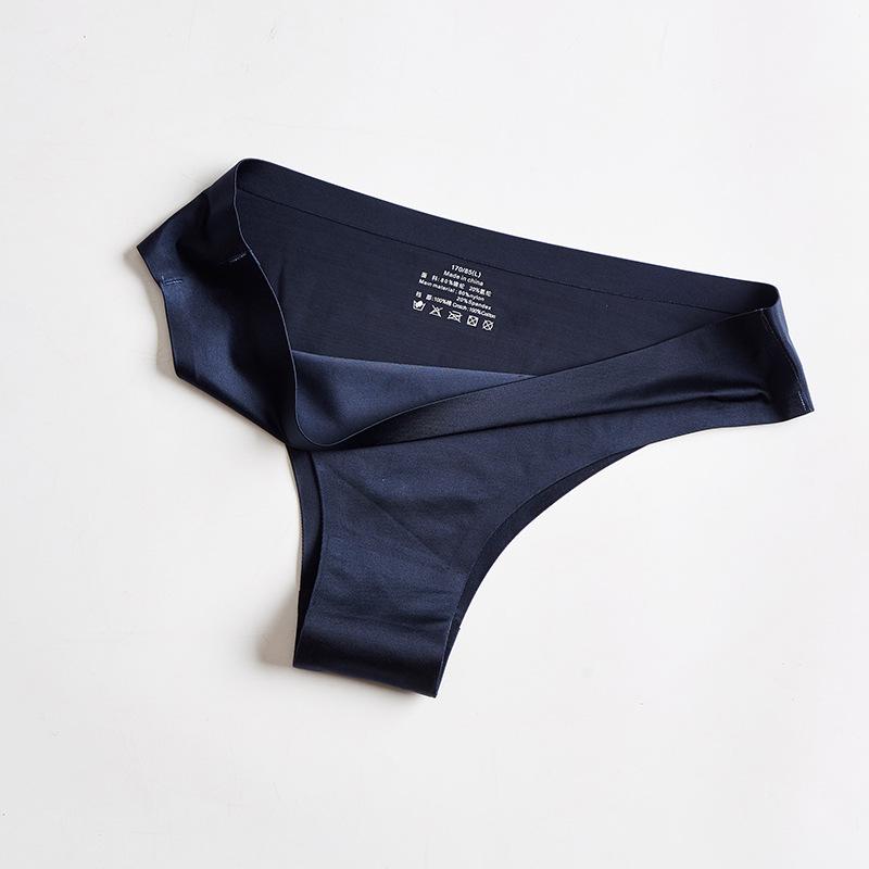 ZASUWA Female Solid Color Silk Short Thong