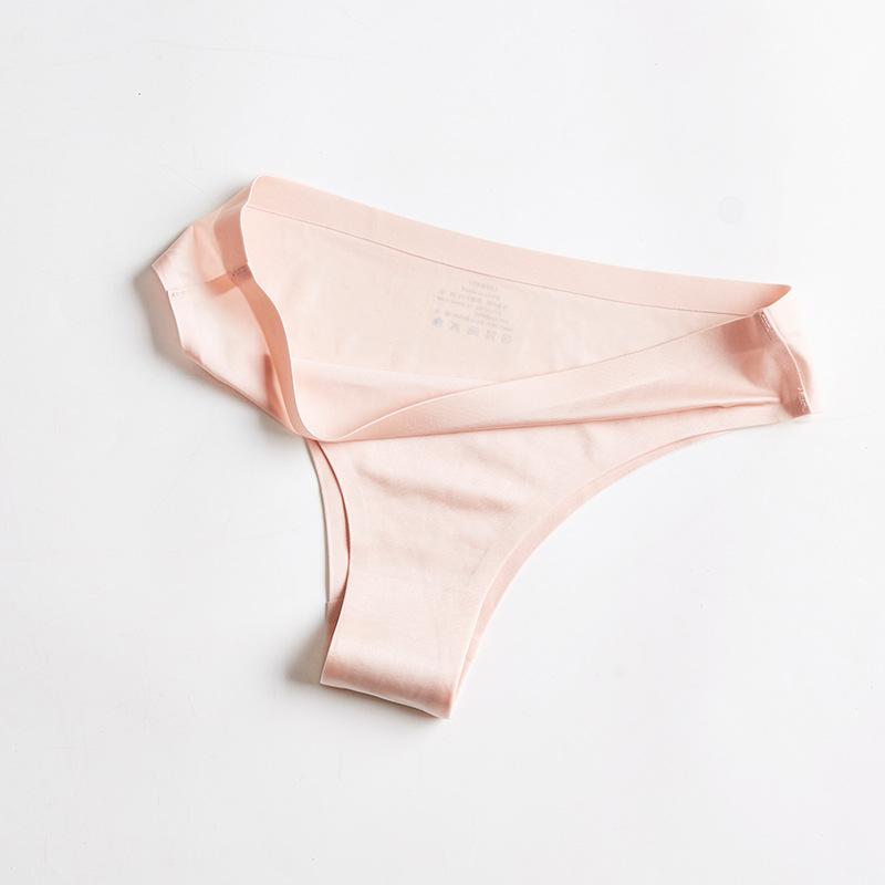 ZASUWA Female Solid Color Silk Short Thong