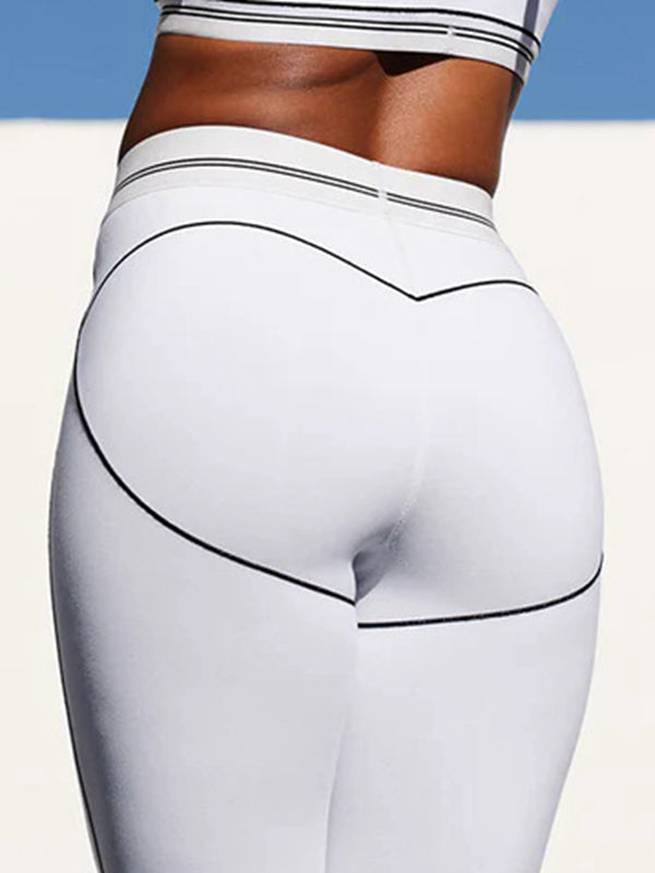 ZASUWA Female Contrast Color Push-lift Shorts