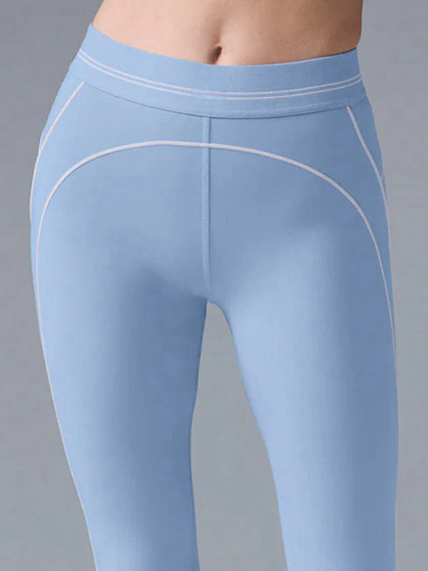 ZASUWA Female Contrast Color Push-lift Shorts