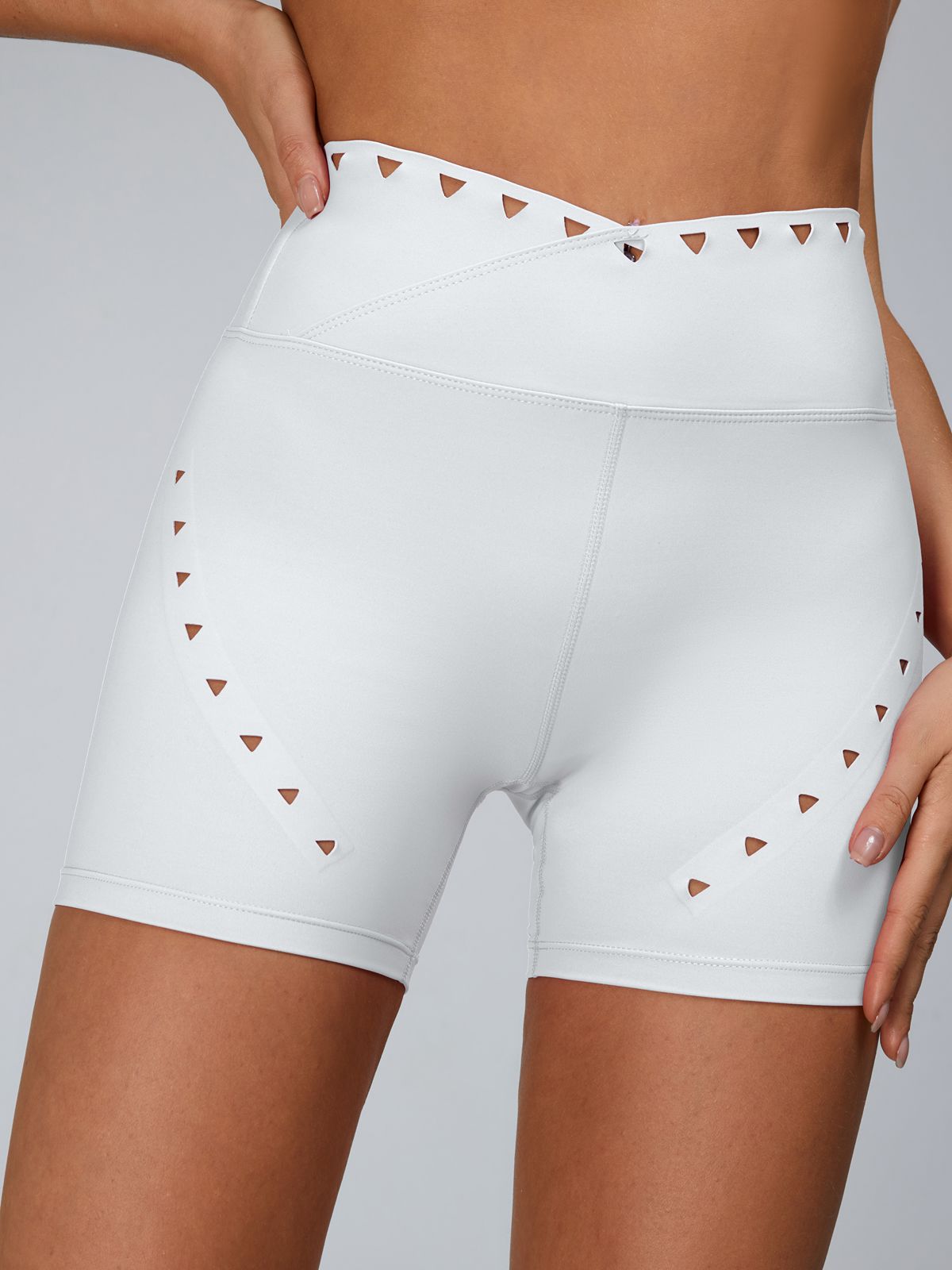 ZASUWA Female Cutout V Shape Waist Leggings