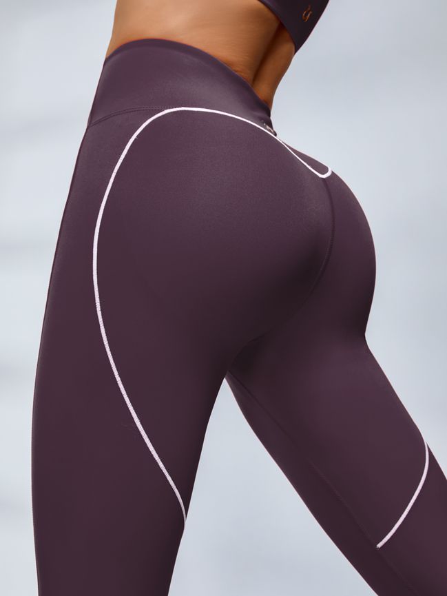 ZASUWA Female Big Heart Shape Booty Leggings
