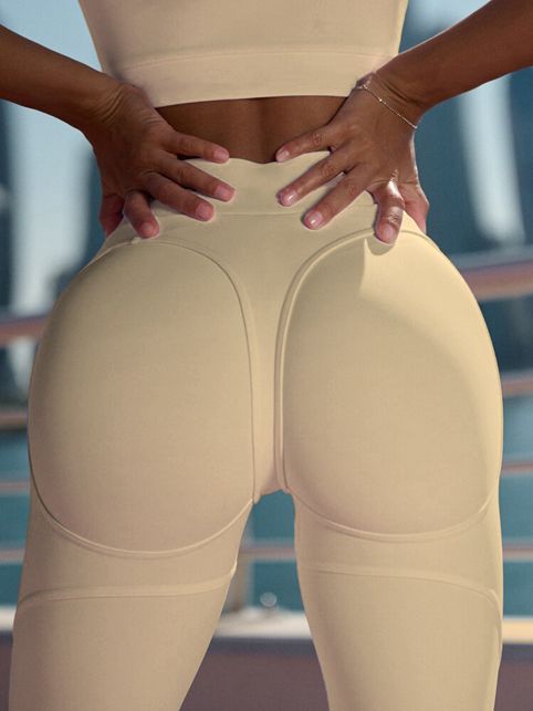 ZASUWA Female Extra Sexy Push-Up "Juicy White" Leggings