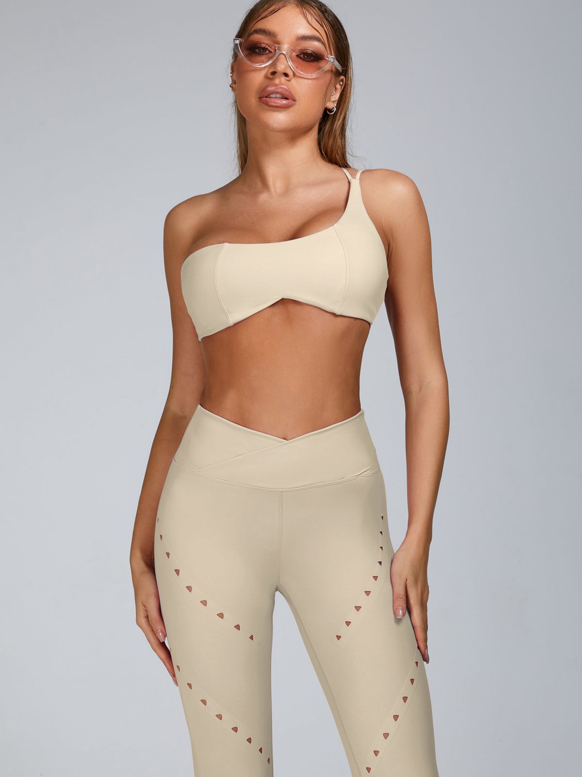 ZASUWA Female Cutout V Shape Waist Leggings
