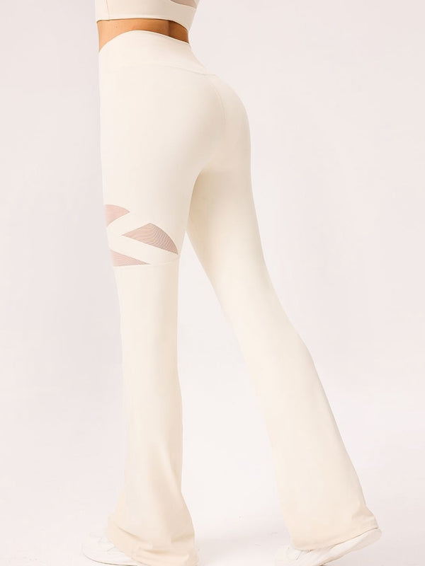 ZASUWA Female Mesh Flare Leggings