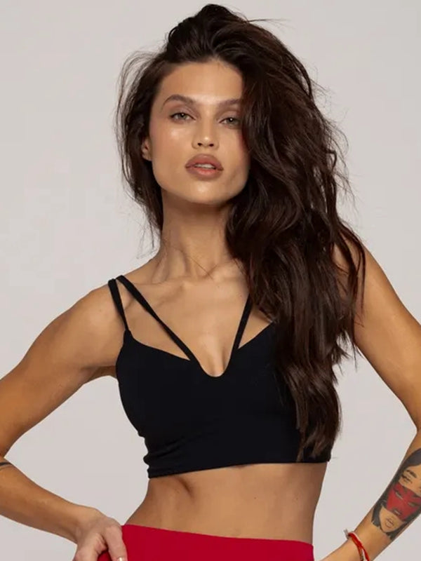 ZASUWA Female V Collar Sports Bras