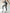 ZASUWA Female Denim Pocket Hollow Out Leggings