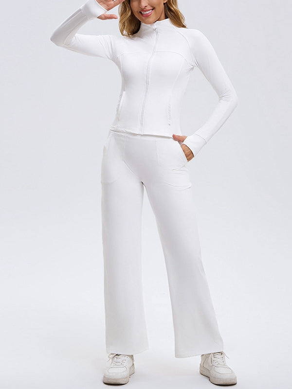 ASUWA Female Pocket Zipper Tracksuit