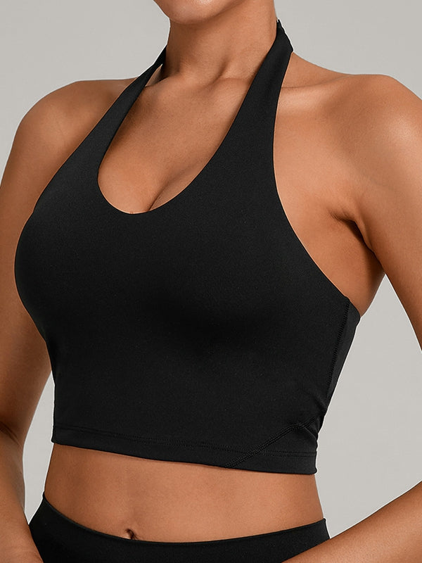 ZASUWA Female Halter Backless Tank