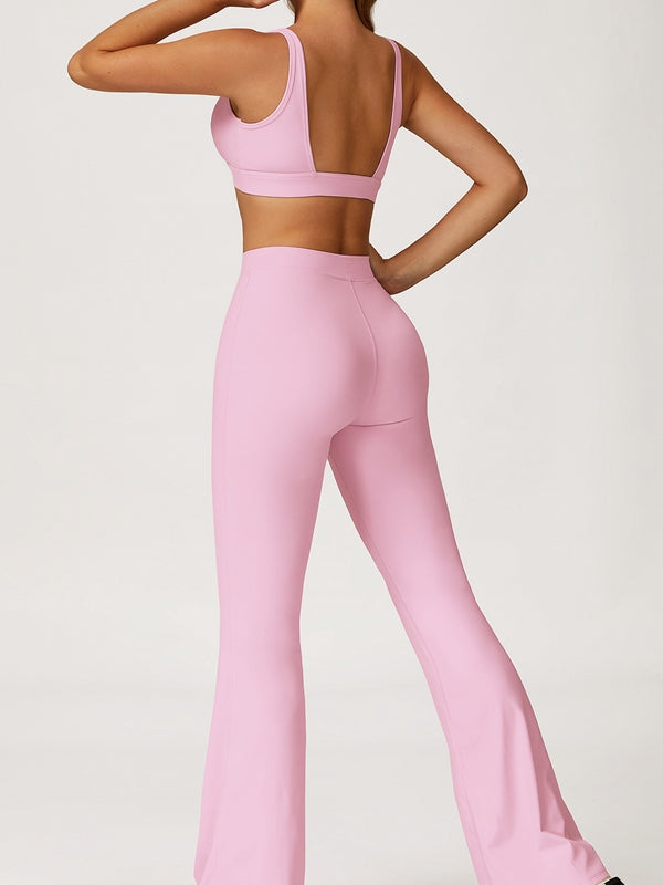 ZASUWA Female Backless Flare Tracksuit