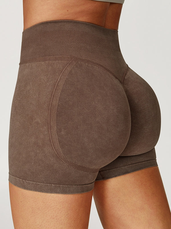 ZASUWA Female Denim Scrunch Bum High-rise Leggings