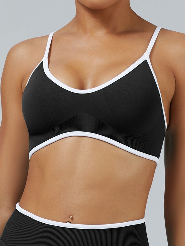 ZASUWA Female Stripes Seamless High-rise Leggings