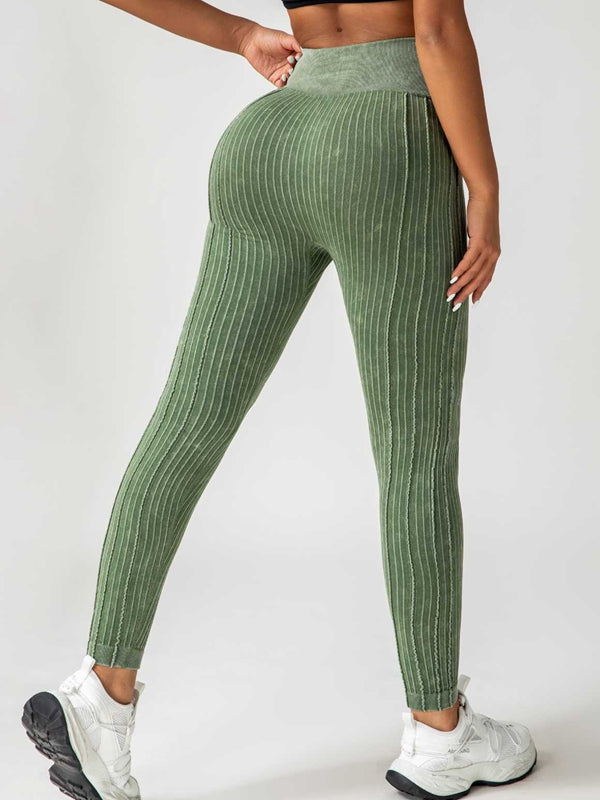 ZASUWA Female Ribbed V Shape Waist Leggings