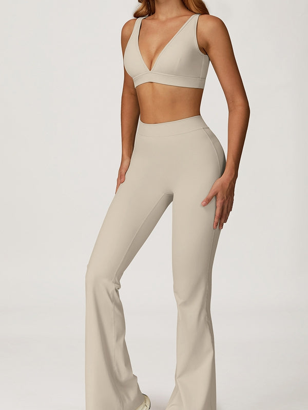 ZASUWA Female Backless Flare Tracksuit