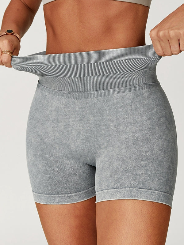 ZASUWA Female Denim Scrunch Bum High-rise Leggings