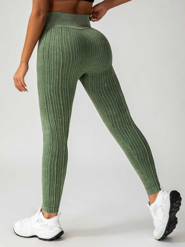 ZASUWA Female Ribbed V Shape Waist Leggings