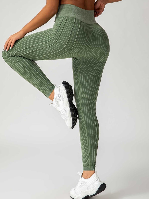 ZASUWA Female Ribbed V Shape Waist Leggings