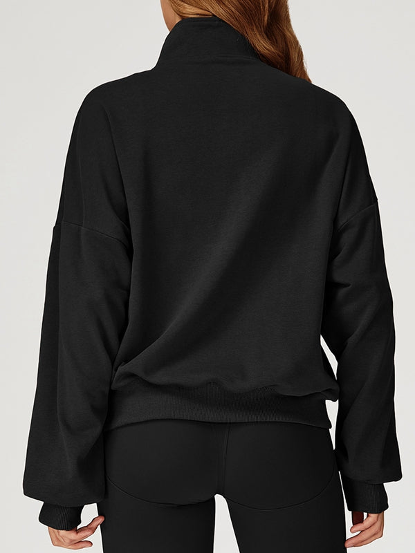 ZASUWA Female Zipper Pocket Casual Hoodie