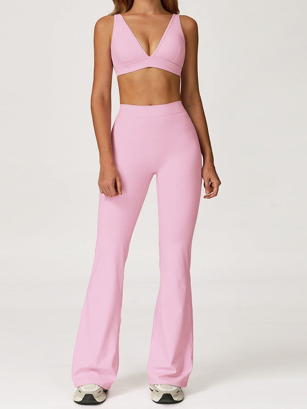 ZASUWA Female Backless Flare Tracksuit