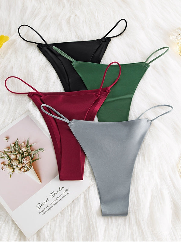 ZASUWA Femal Sexy Silk T-back Panties