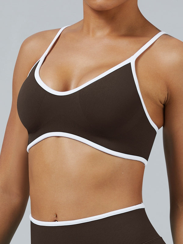 ZASUWA Female Stripes Seamless High-rise Leggings