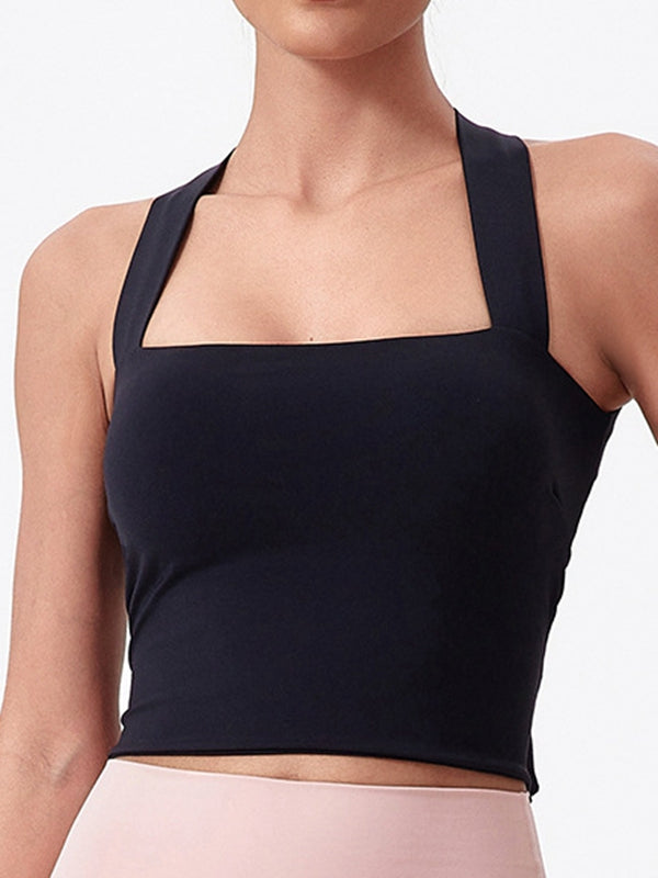 ZASUWA Female Backless Bow-knot Tank