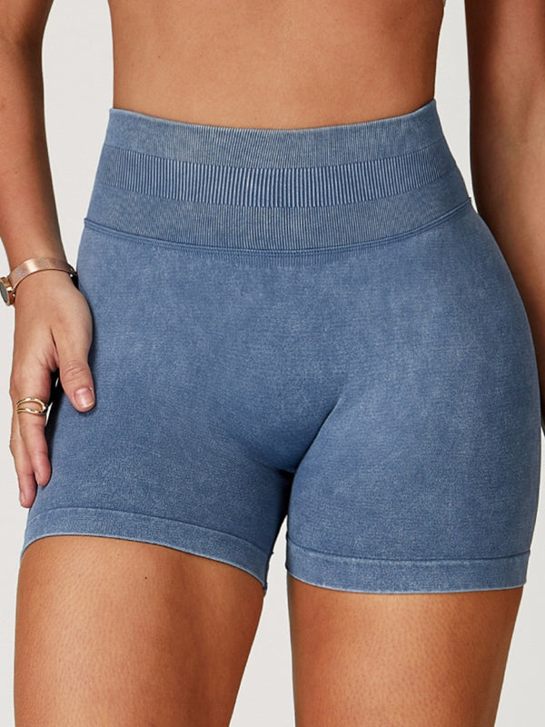 ZASUWA Female Denim Scrunch Bum High-rise Leggings