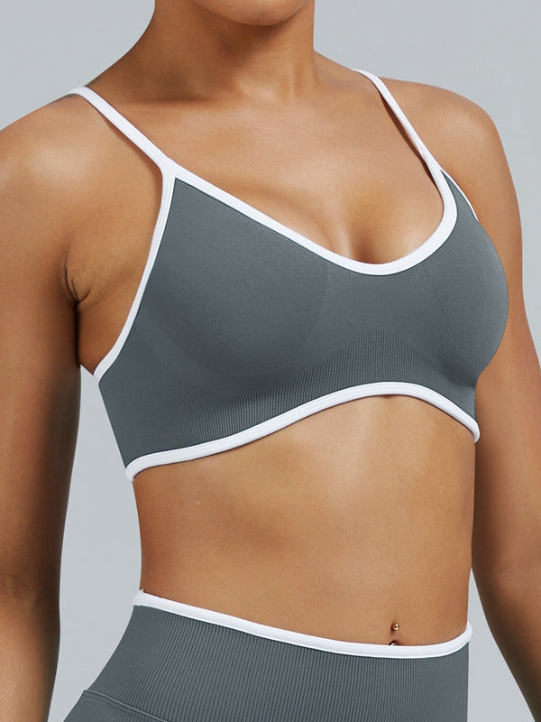 ZASUWA Female Stripes Seamless High-rise Leggings
