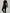 ZASUWA Female Sexy Backless Zipper Contrast Color Stripes Stitch Performance Jumpsuit