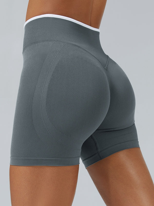 ZASUWA Female Stripes Seamless High-rise Leggings