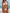ZASUWA Female Sexy Contrast Color Stripes Bikini Set