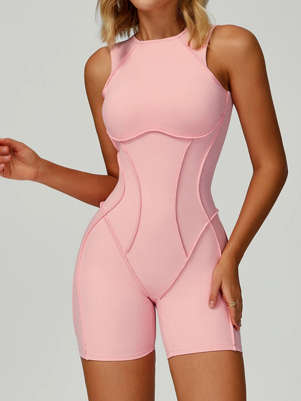 ZASUWA Female Sexy Backless Quick-dry Romper